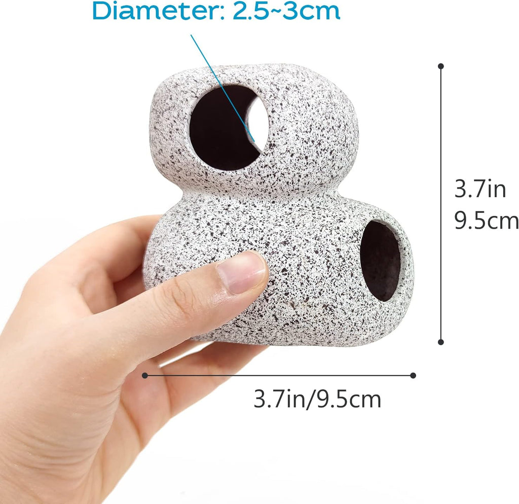 Fish Aquarium Decorations Cave Hide with Viewing Window for Betta Fish Tank Accessories