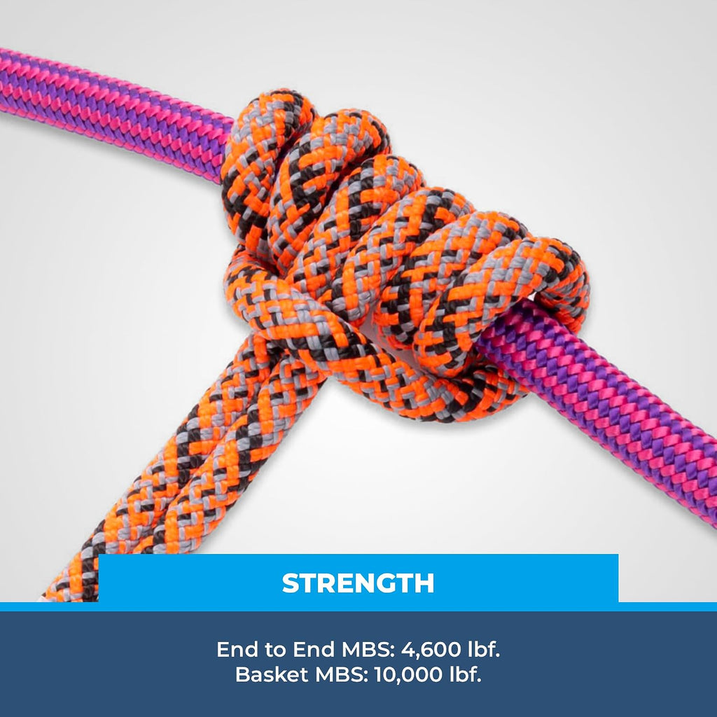 8mm Sewn Prusik Loop – Precision-Stitched Rope Loop for Arborist Rigging, Climbing, and Rescue – 10,000lbf Prusik