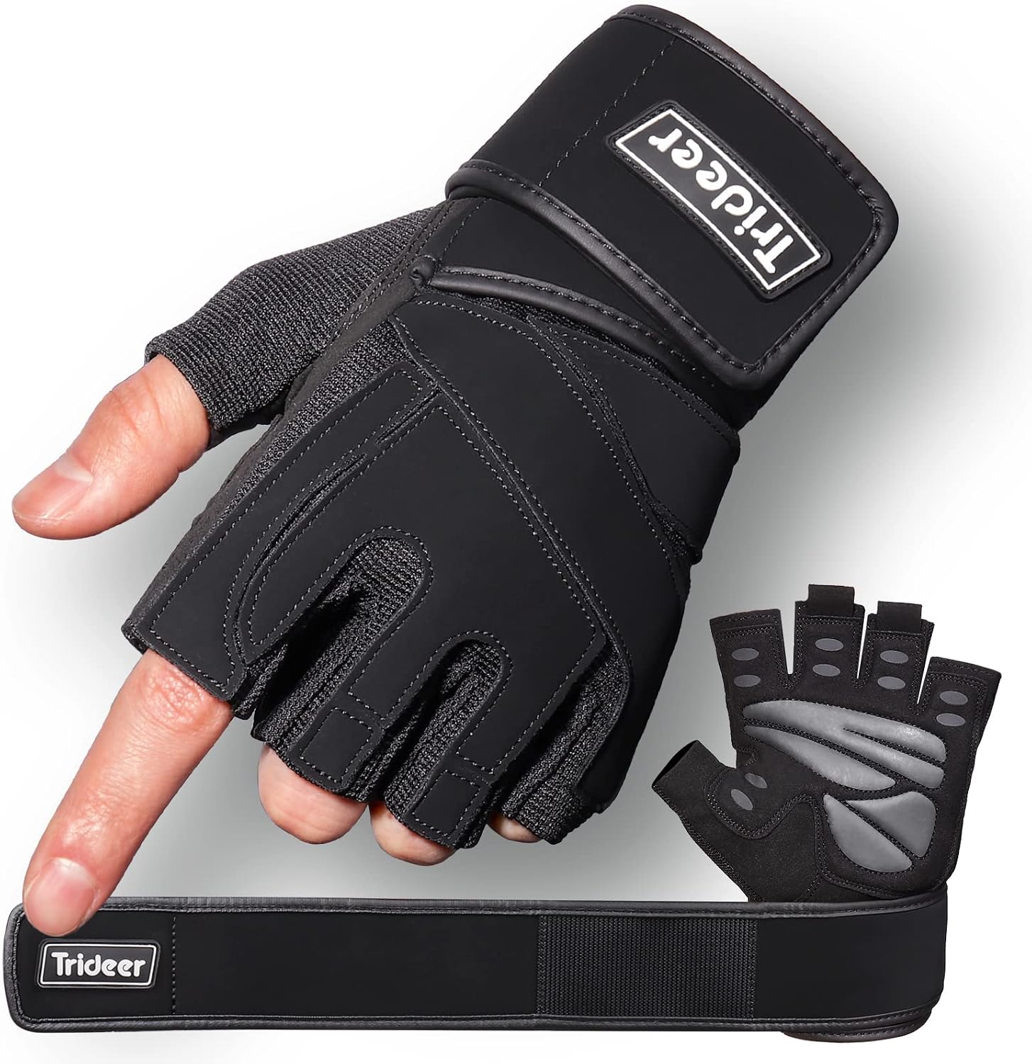 Weight Lifting Gloves for Men, Workout Gloves with Wrist Wrap Support