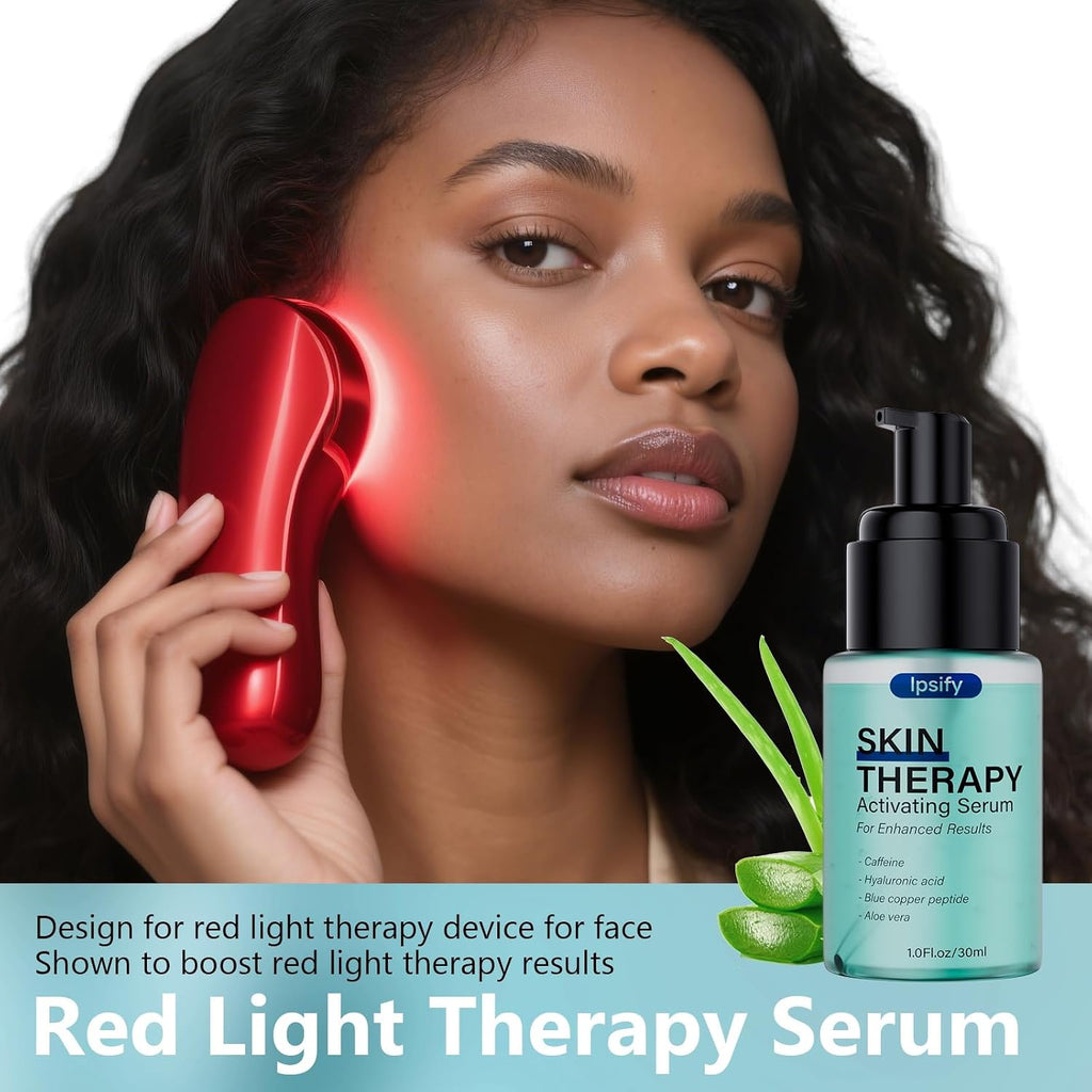 Red Light Therapy Activation Serum, Red Light Therapy Serums for Face and Neck, Hydrating Serum for Face, Facial