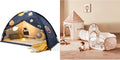 Kids Play Tent with Tunnel, Pop Up Play Tent with Ball Pits for Toddlers, Space Galaxy Bed Tent for Kids – Sleep Bed