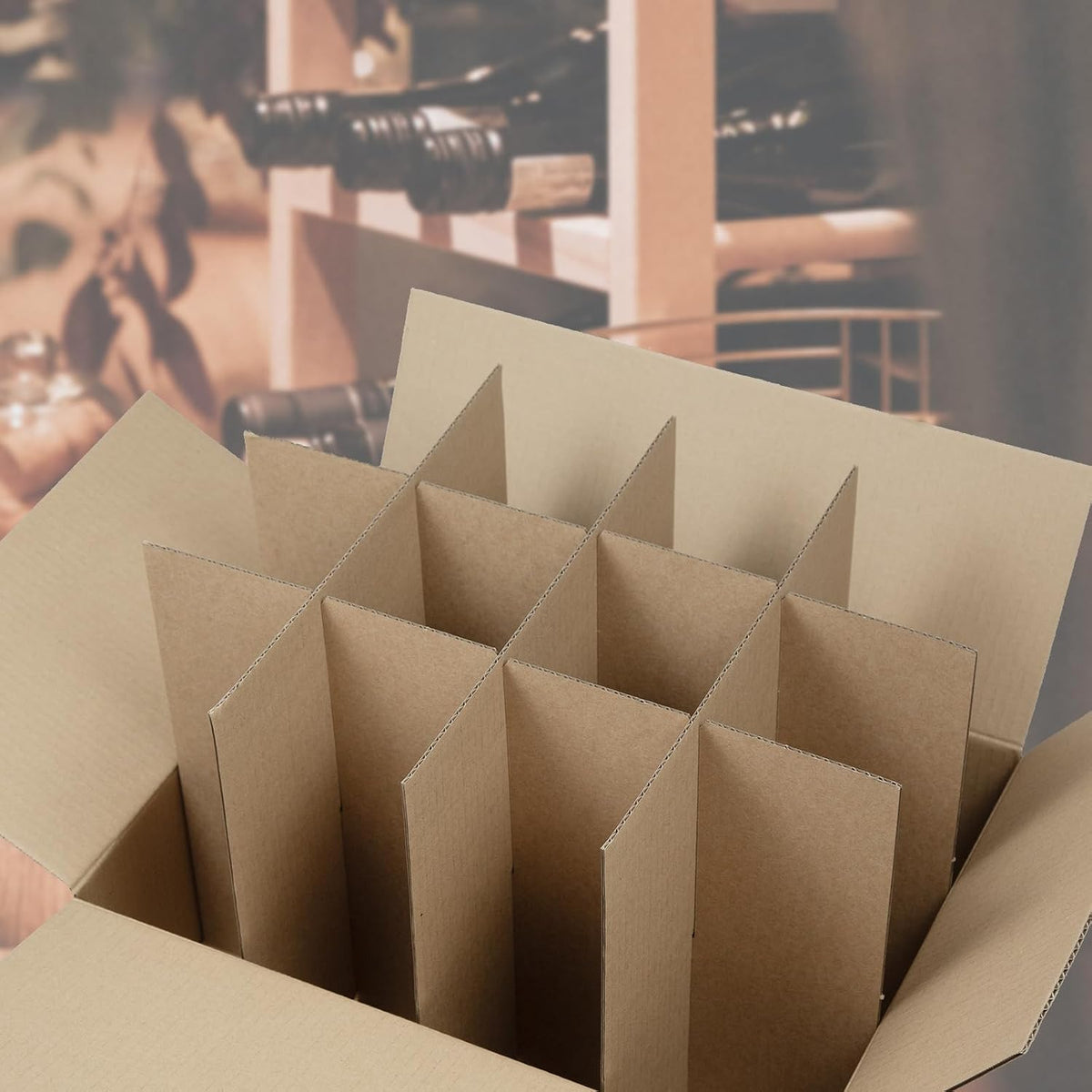 3 Set Glass Divider Kits for Moving Boxes, Kitchen Dish Packing Kit with 36 pcs Foam Pouches Fits in 16 x 12 x 12