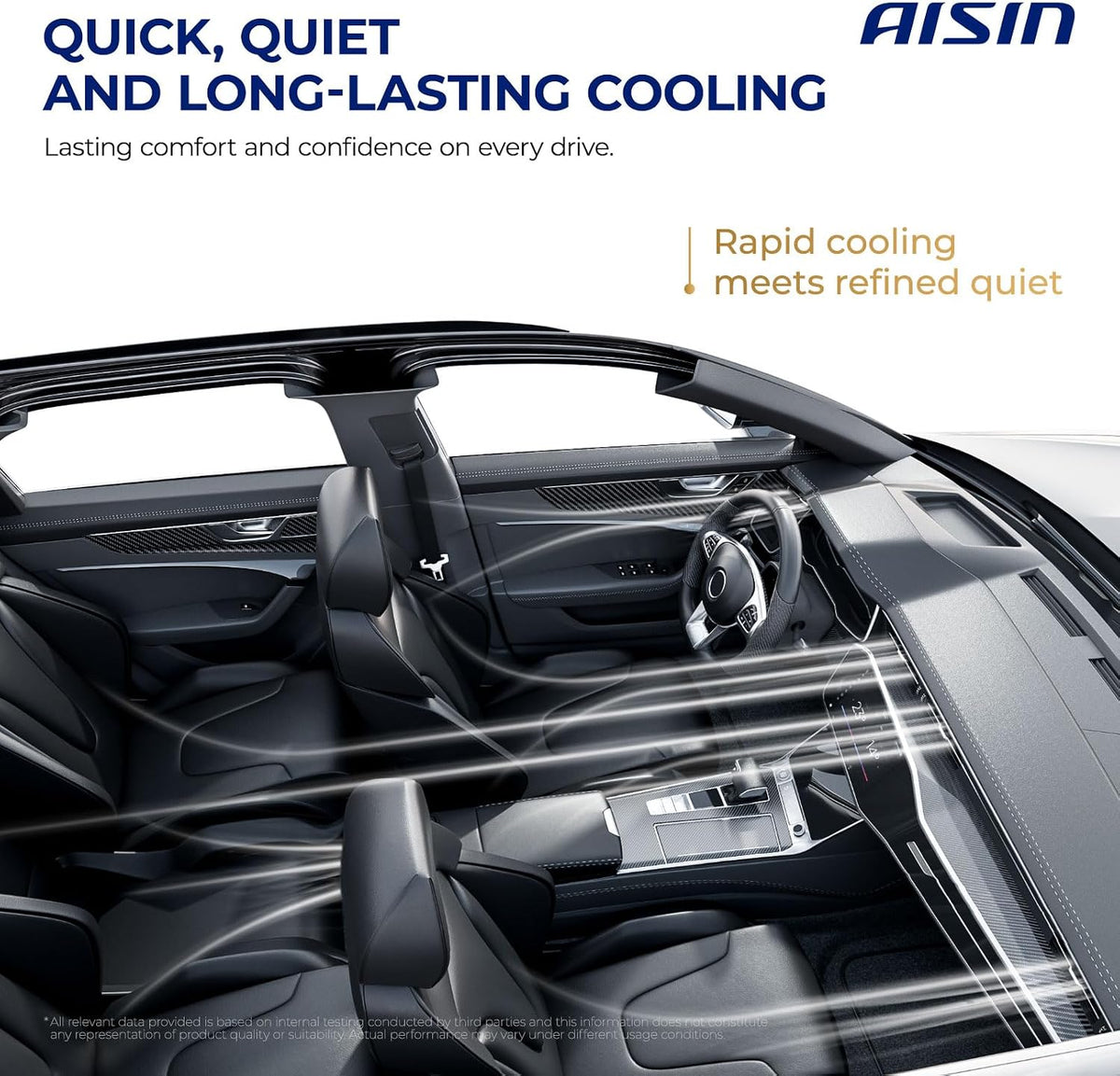AISIN AFTERMARKET ACCT-00048 Air Conditioning AC Compressor with Clutch