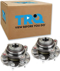 TRQ Front Wheel Bearing & Hub Assembly Driver & Passenger Side 2 Piece Set