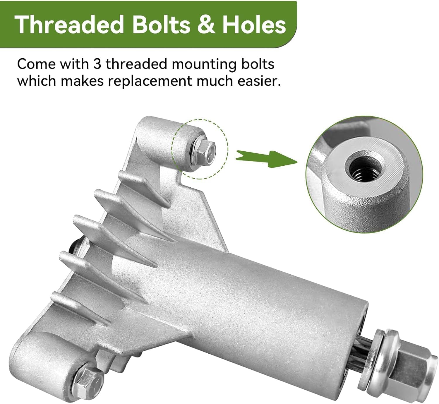 130794 Spindle Assembly, 128285 Spindle Compatible with AYP/Hu/Craftsman LT1000 Riding Mower, LT2000 Lawn Mower with