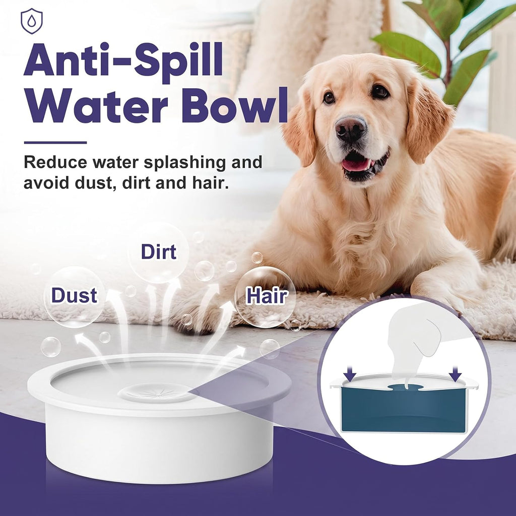 Elevated Dog Bowls Large Breed Raised Dogs Bowl Stand Large/Medium Sized Dog Slow Feeder Dogs Bowls Food Water Stands