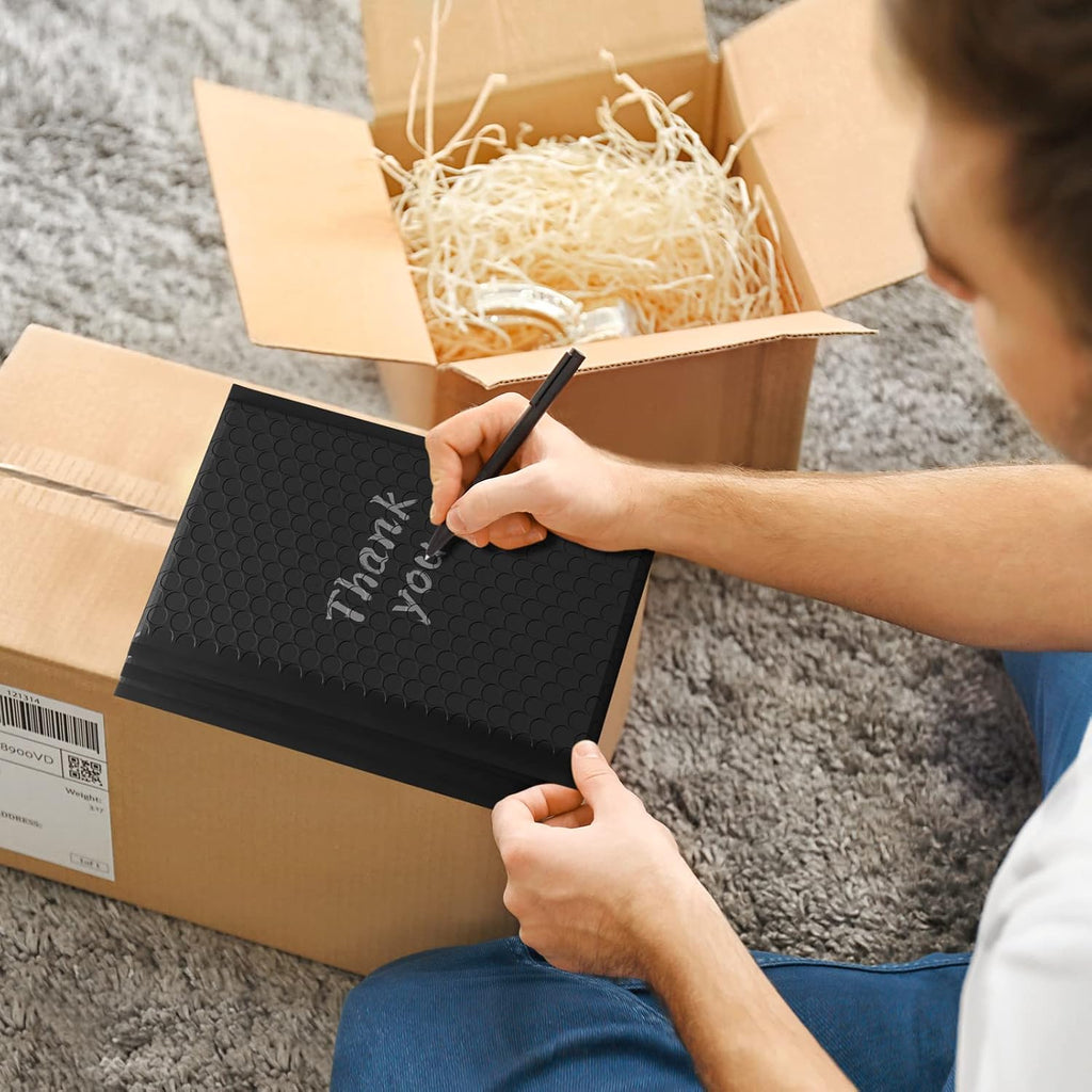 Bubble Mailers 6x10 Inch 100 Pack Black Opaque Padded Envelopes