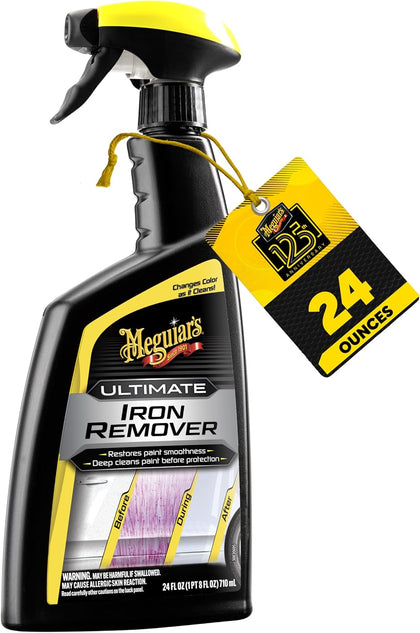 Ultimate Iron Remover, 24 Oz | Iron Remover Spray ,Dissolves Brake Dust & Fallout from Wheels &Paint, Deep Cleans for