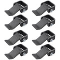 Greaseable Weld-On Trailer Hinges 8Pcs Strap Style Short Leaf Gate Hinges