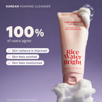 Rice Water Bright Foaming Cleanser, Face Wash, 10.1 fl. oz.