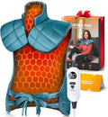 Graphene-Infused Heating Pad with 3X Deeper Back Relief, 30% Heavier Weighted Heating Pad for Neck and Shoulders and