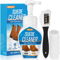 Suede Shoe Cleaner, Suede & Nubuck Cleaner Removes Dirt and Stains, No-Rinse Foam Suede Cleaner Kit for Suede, Nubuck