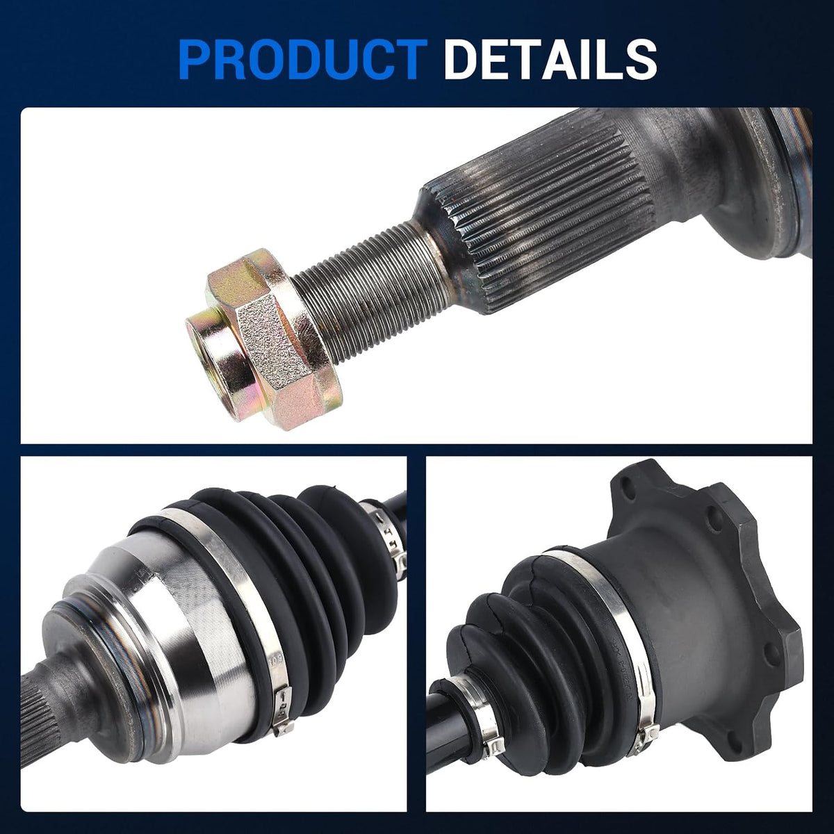 Autoround 661430 Front CV Axle Fits 2007-2020 Chevy Tahoe Silverado