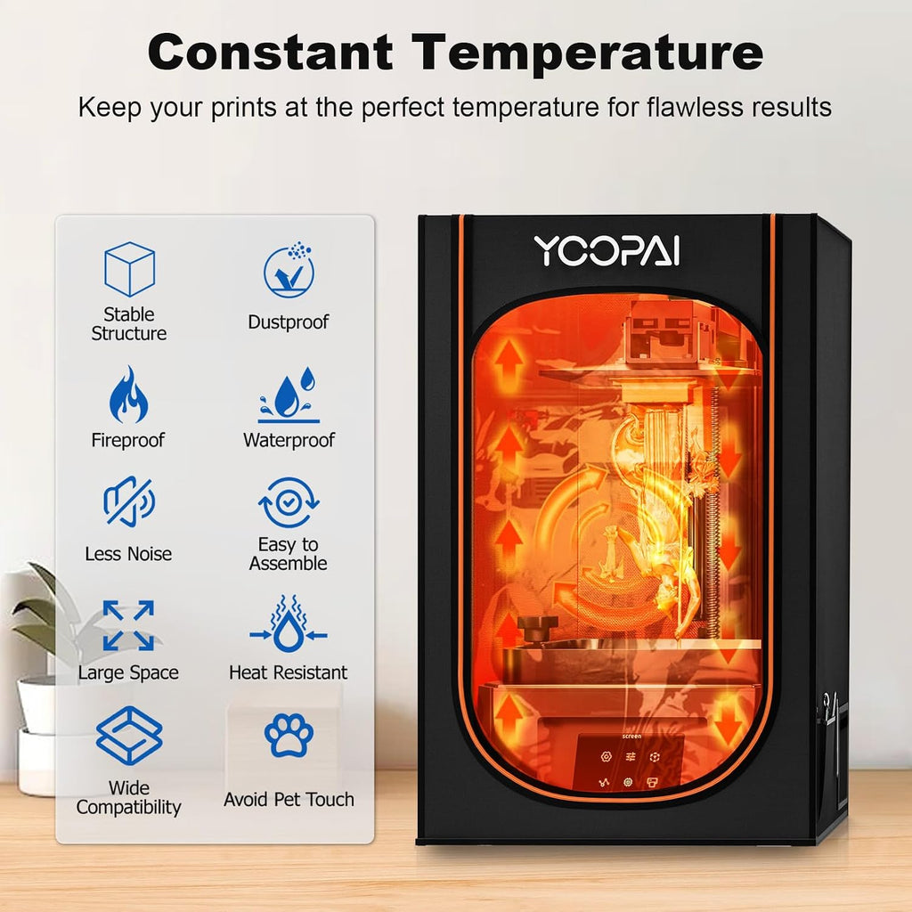 Multifunctional Resin 3D Printer Enclosure with Ventilation Filter | High Quality 3D Printer Vented Enclosure Tent