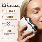 GloShell Mini Gua Sha Facial Massager, Hot & Cold, Microcurrent