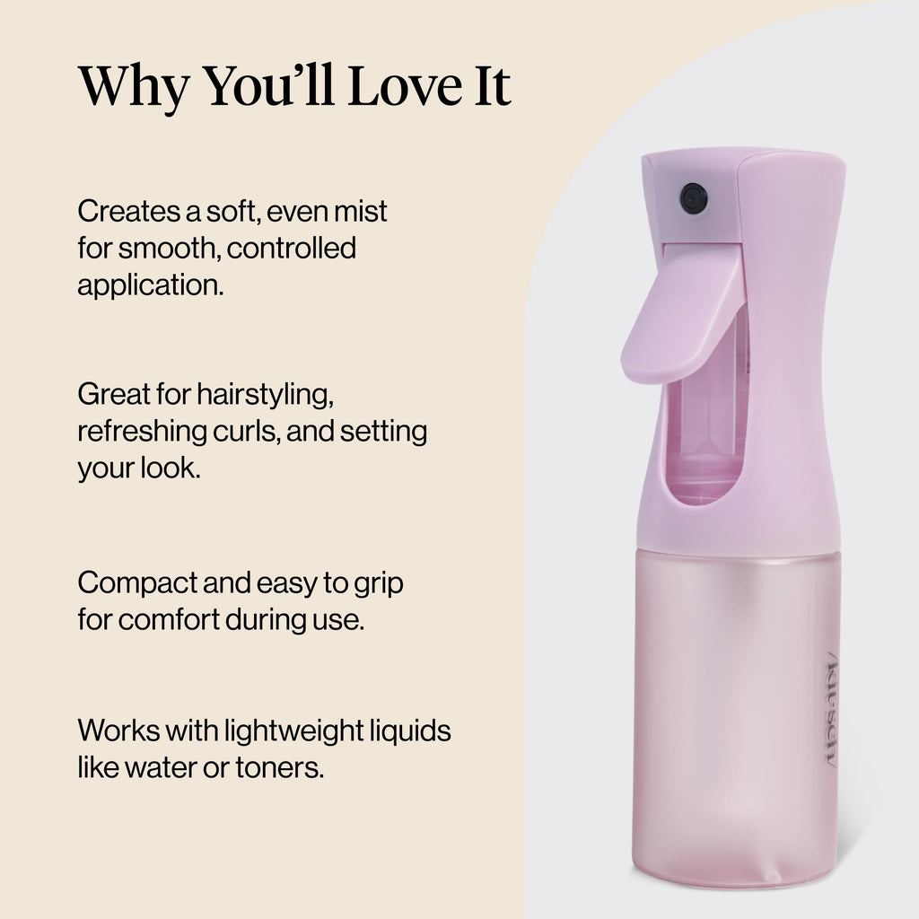 Continuous Spray Bottle for Hair – Sheer Violet, 150ml