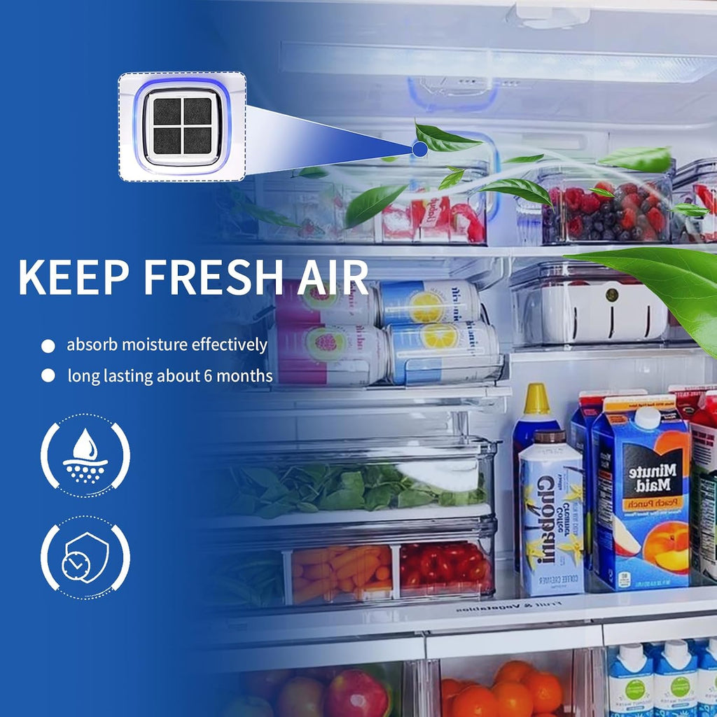 Air Filter LFXS26973S, LRFXC2416S/D, LRMVS3006S, LRMDS3006S, LRFVC2406S, LRFVS3006S/D, LRYXC2606S Replace for LG Refrigerator Model.
