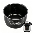 YIQICHEF 12.8QT Non-Stick Inner Cooking Pot Replacement