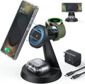 Magnetic Wireless Charger for Samsung, 3 in 1 Charging Station Compatible with MagSafe Samsung Charger for Galaxy S26