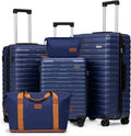 Luggage Sets 5 Piece Suitcases with Wheels, Suitcase Set ABS Hard Case Luggage with Spinner Wheels Durable Travel