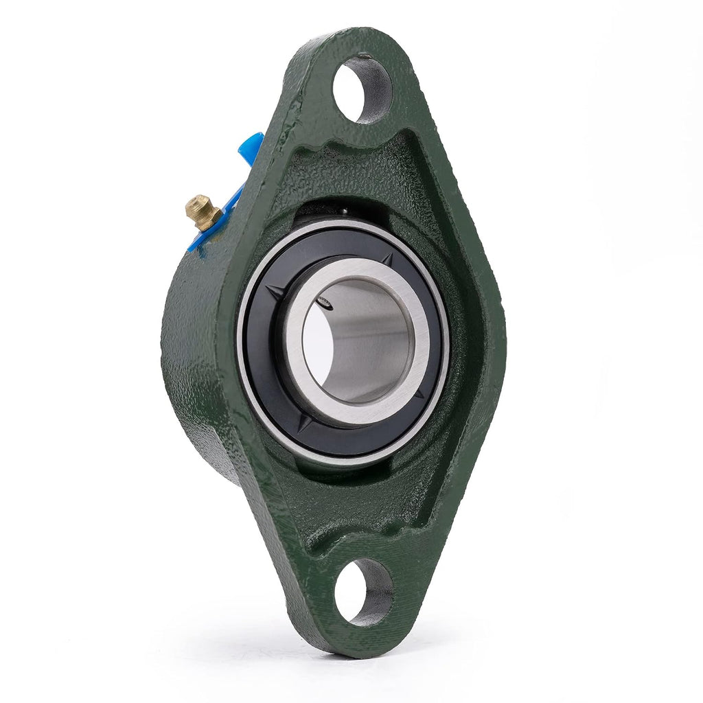 XIKE 2 Pcs UCFL206-18 Bore 1-1/8" Pillow Block Flange Mounted Ball Bearings.
