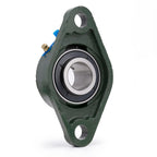 XIKE 2 Pcs UCFL206-18 Bore 1-1/8" Pillow Block Flange Mounted Ball Bearings.