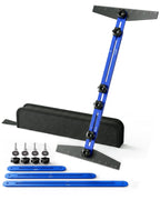 Stair Tread Template Tool, 8" to 60", Adjustable for Measuring (Blue)