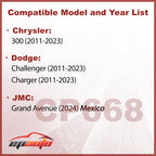 EPAuto CP668 (CF11668) Cabin Air Filter Replacement for Dodge and JMC