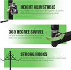 Truck Hitch Game Hoist Complete Kit with Winch and Gambrel, 600 lb Capacity - Heavy-Duty Deer Hoist Hunting Game
