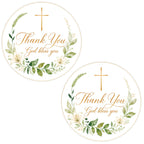 120 Pcs Christian Thank You Stickers, 2 Inch God Bless Labels