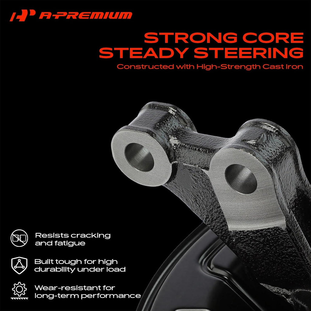 A-Premium Front Left & Right Steering Knuckle & Wheel Bearing Hub Assembly