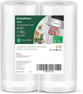 Vacuum Sealer Bags, 8" x 50' Rolls 2 pack for Food Storage
