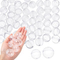 300 Pcs Gumball Machine Capsules Round Capsules 1.1" 1.25" Vending Machine Capsules Empty Clear Balls Toys Small