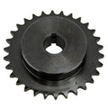 Bored-to-Size Sprocket, 1 in Bore, 5.06 in OD, 30 Teeth, 40 Chain, 40B30