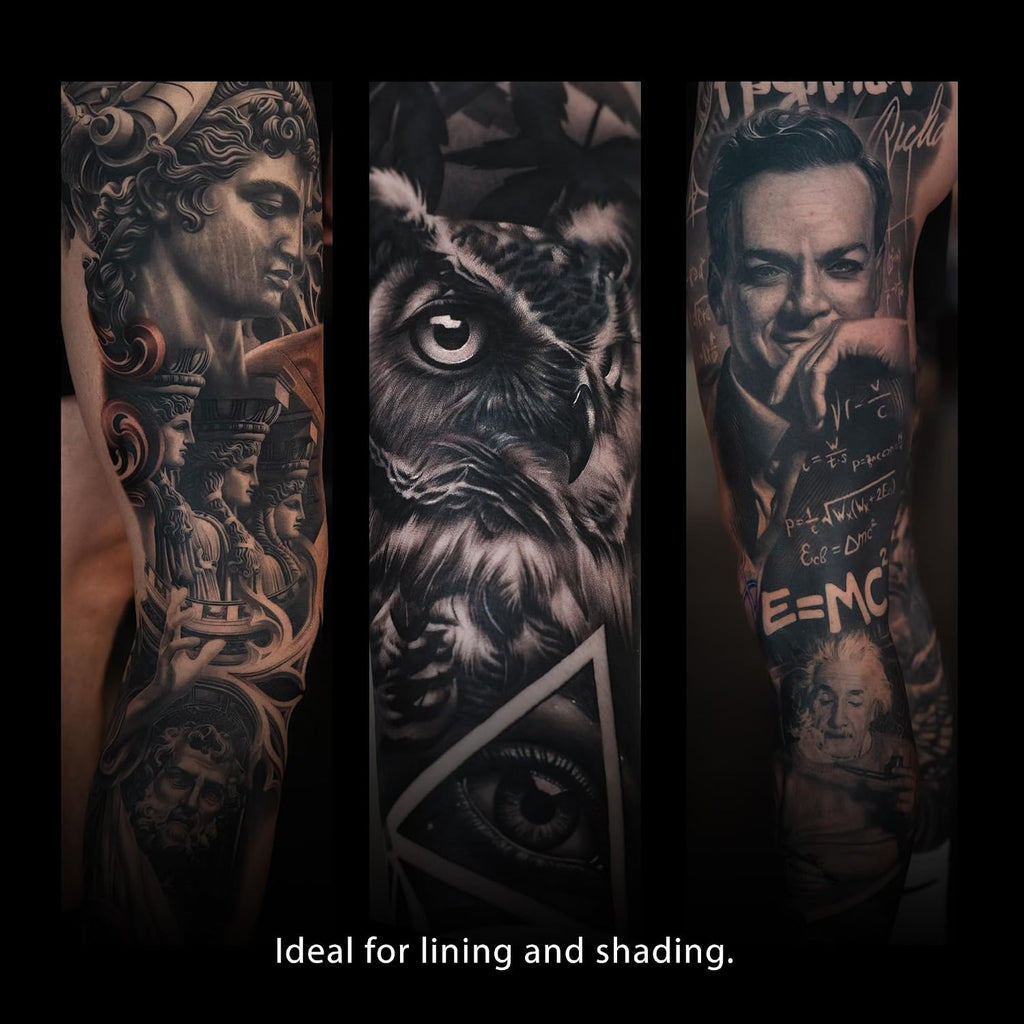 Tattoo Ink – Blak, Premium Black Tattoo Ink, Perfect for Lining and Shading, Smooth, Consistent Pigment, Vegan