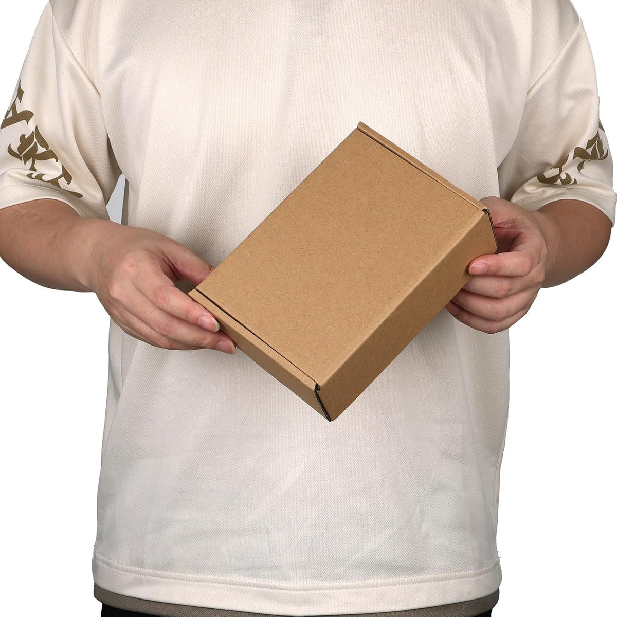 6 Pack 7x5x2 inch Small Shipping Boxes, Brown Mailing Boxes