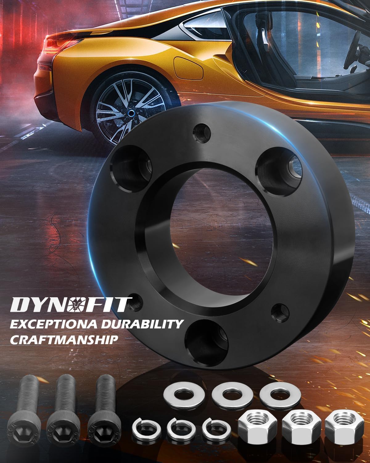 Dynofit 2.5" Lift Leveling Kit for 2004-2026 Ford F150 4WD/2WD & 2003-2018 Expedition | Front Forged Strut Spacer Suspension Kit for Shock Absorber