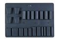 C PALLET, Storage Case Set, 17-1/4X12-1/4X1/2, Black