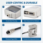 BAOSHISHAN DS2-2000N Digital Force Gauge with External Sensor
