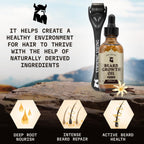 Beard Growth Oil with Applicator - 2 Fl Oz, Vanilla