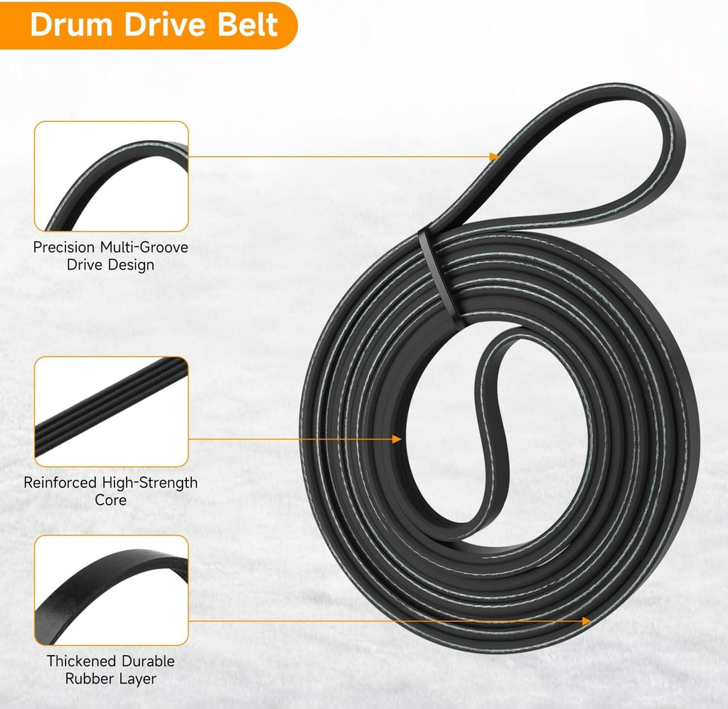 89.5” Dryer Belt Fit for GTDP490ED2WS GTD75ECSL0WS DBVH520EJ2WW