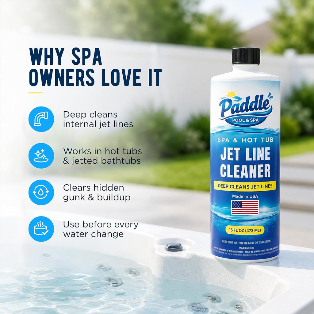 Jet Line Cleaner for Hot Tubs, Spas & Jetted Bathtubs - 16 oz