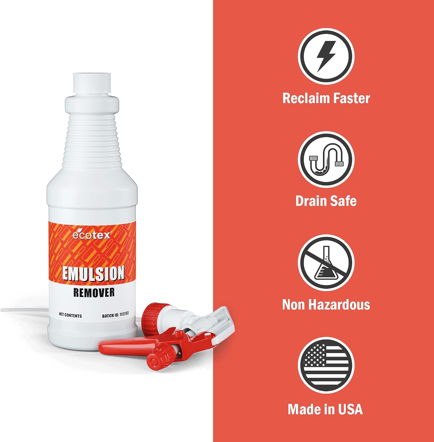 Ecotex Screen Printing Emulsion Remover, Diazo Photo Stencil Remover, GL | Biodegradable Emulsion Remover For Silk