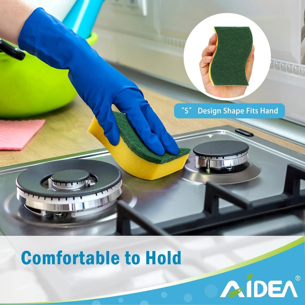 Sponges Kitchen, 50 PK Heavy Duty Dish Sponge Kitchen, Scrub Sponges