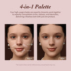 The Sweetie Bear 4-Color Concealer Palette with Mixing Plate
