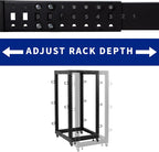 VIVO 25U Freestanding Server Rack Cart