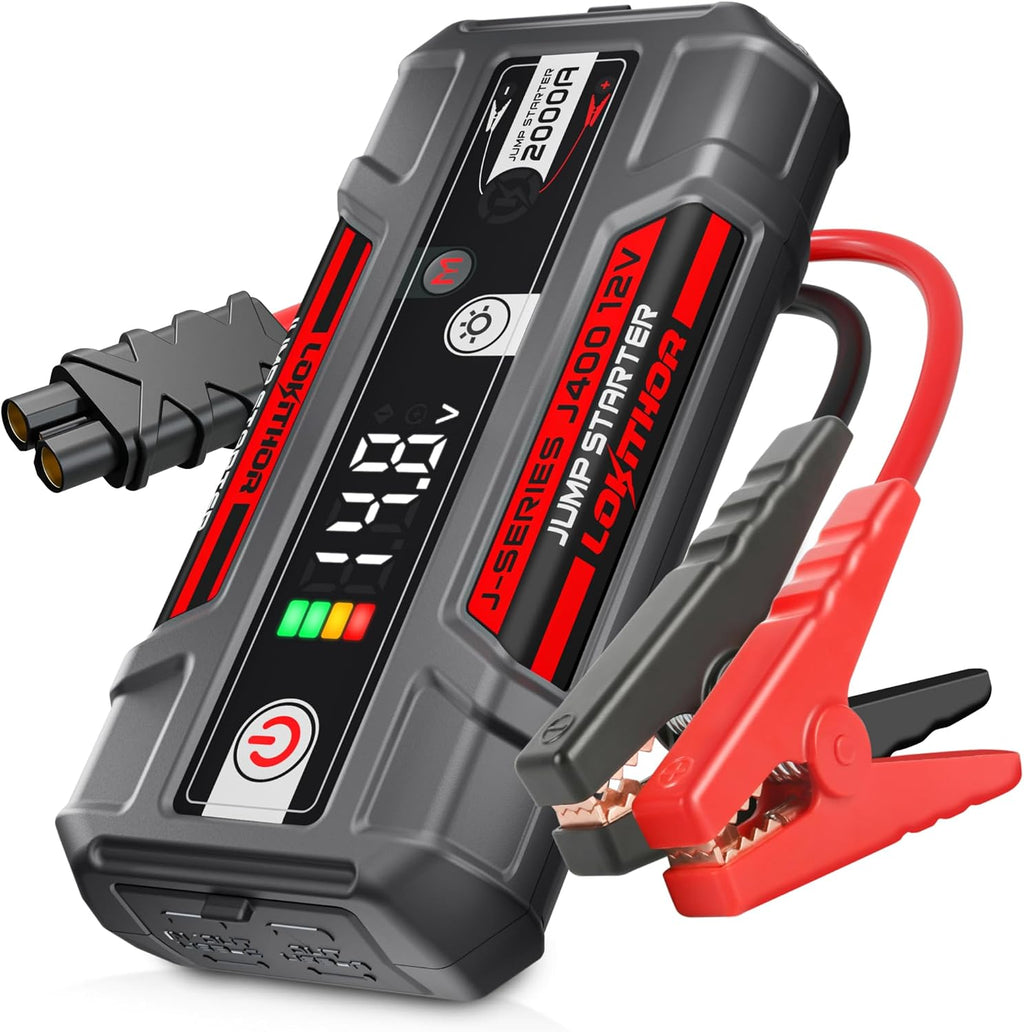 J400 Portable Jump Starter for Upto 8.0L Gas & 6.0L Diesel Engines