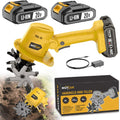 20V Cordless Tiller Cultivator for Gardening, Electric Garden Tiller with Battery & Charger, Garden Rototiller for