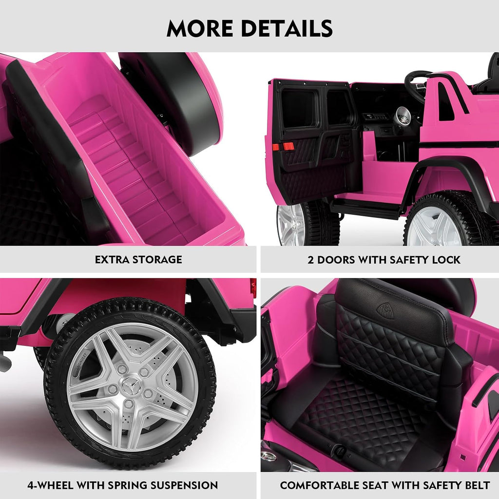 Ride On Cars, Licensed Mercedes-Benz Maybach G650S, 12V7AH Battery Powered Toy Electric Car for Kids W/LED Underglow