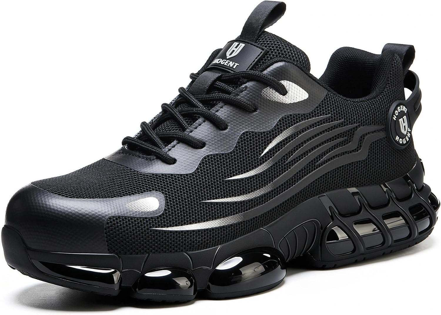 Steel Toe Shoes for Men, Cushioned Safety Work Sneakers | Steel toe, anti-puncture Kevlar midsole, wear-resistant